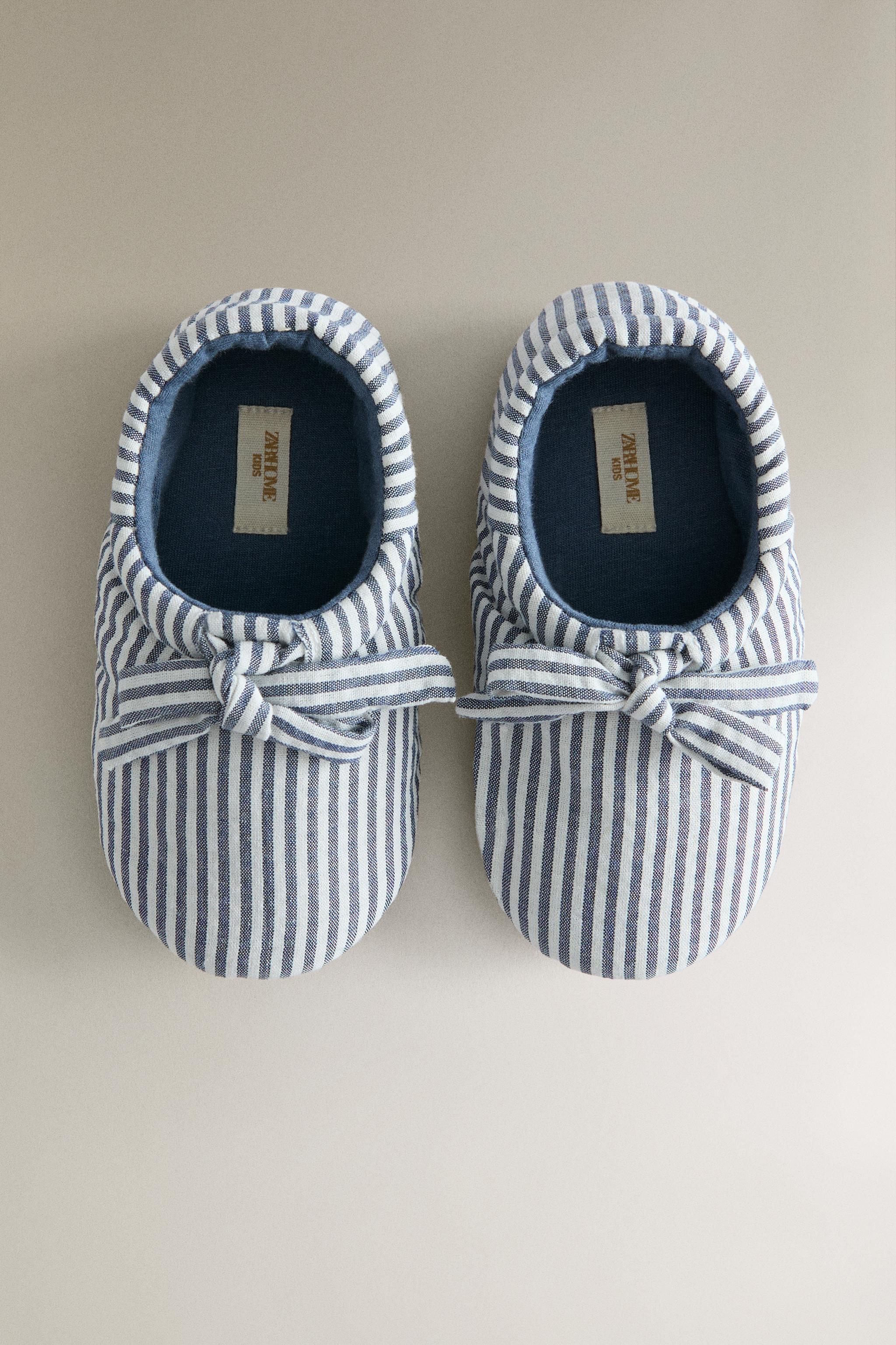 KIDS BOW SLIPPERS